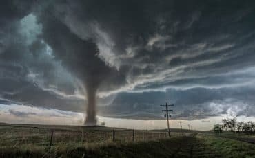 USA has the most tornadoes in the world
