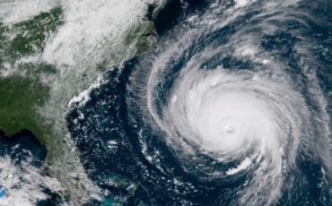 Hurricane Florence satellite image