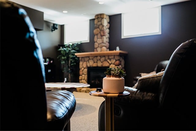 radon detector on table