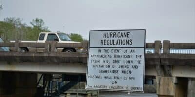 Hurricane sign