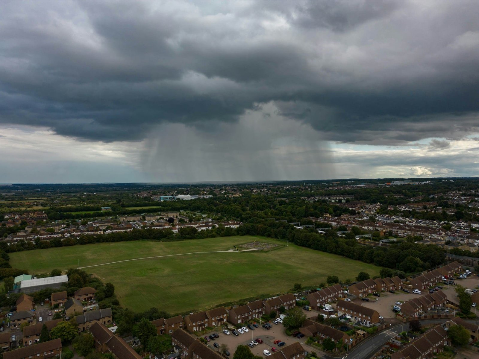 Stormy town